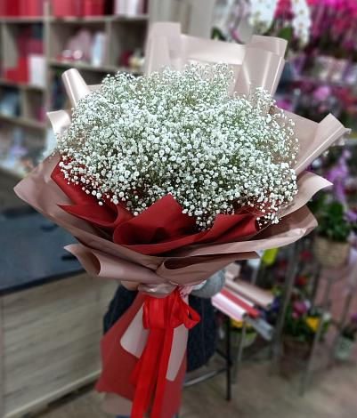 Букет цветов из: Гипсофила в Сусанино