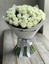 Букет 35 Белых роз в Сусанино
