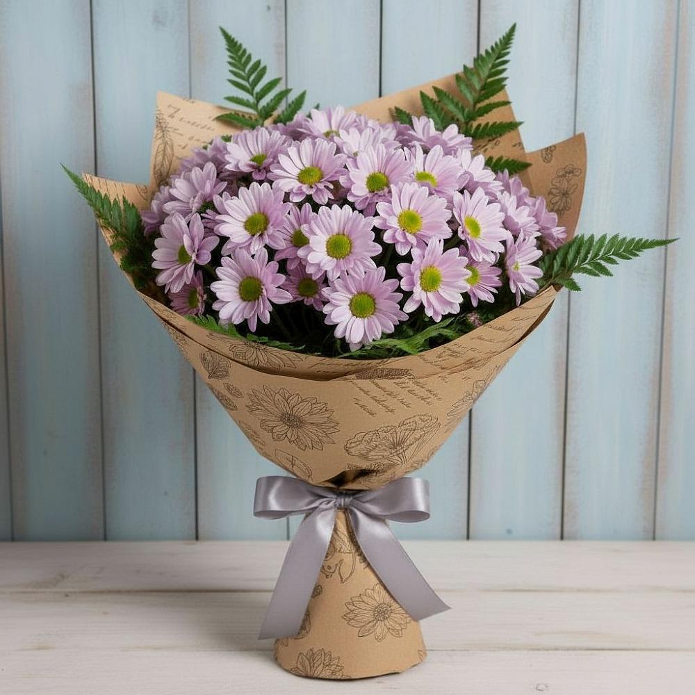 Букет цветов из: Хризантемы в Сусанино