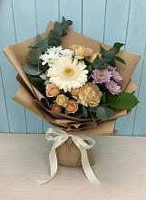 Букет цветов из:  Герберы и Хризантемы в Сусанино