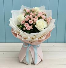Букет цветов из:  Розы в Сусанино