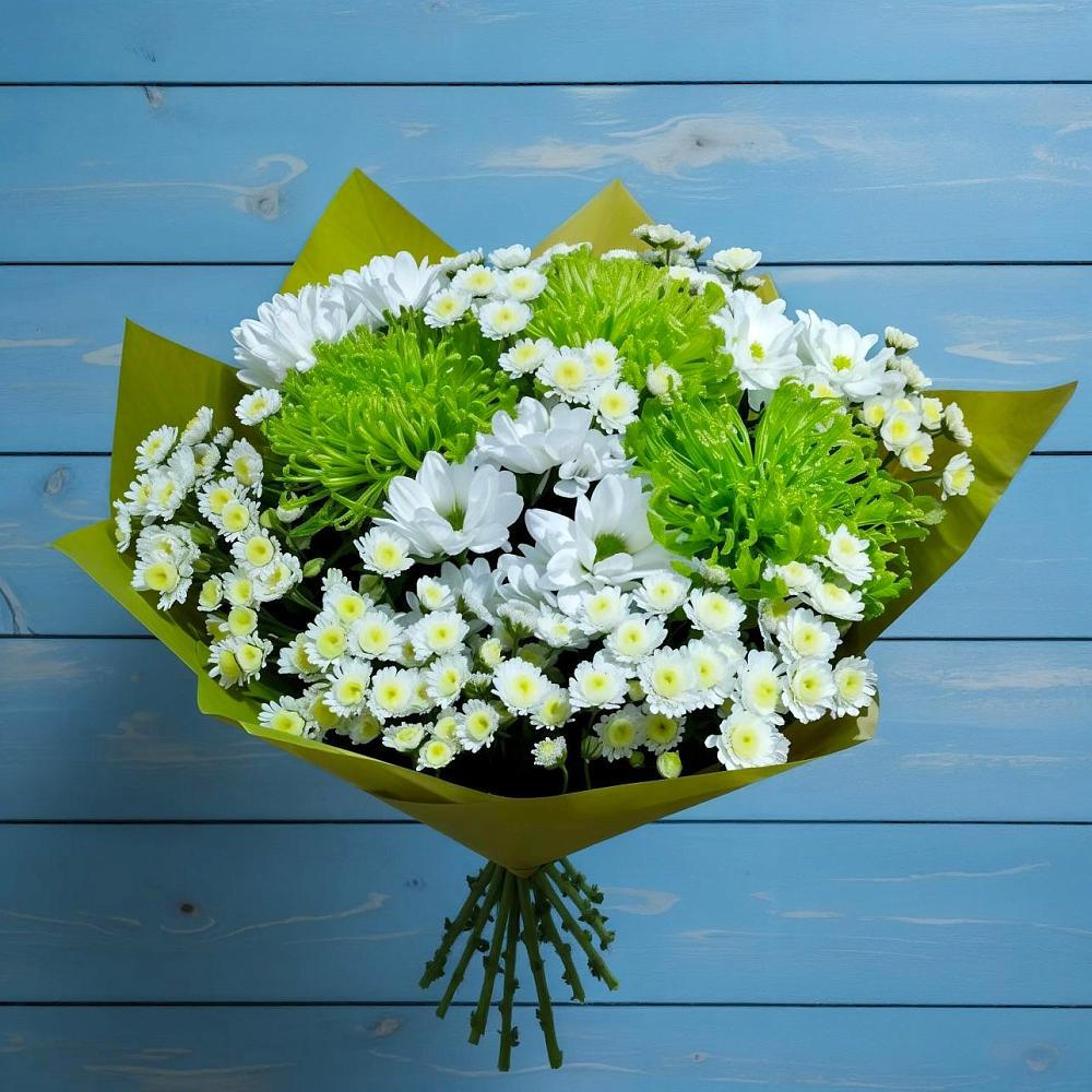 Букет цветов из: Хризантемы в Сусанино