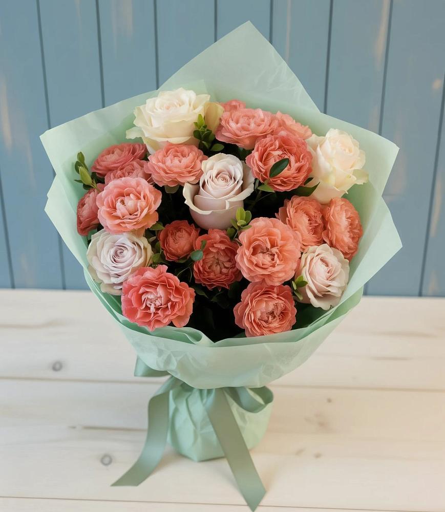 Букет цветов из: Розы в Сусанино