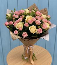 Букет цветов из:  Розы в Сусанино