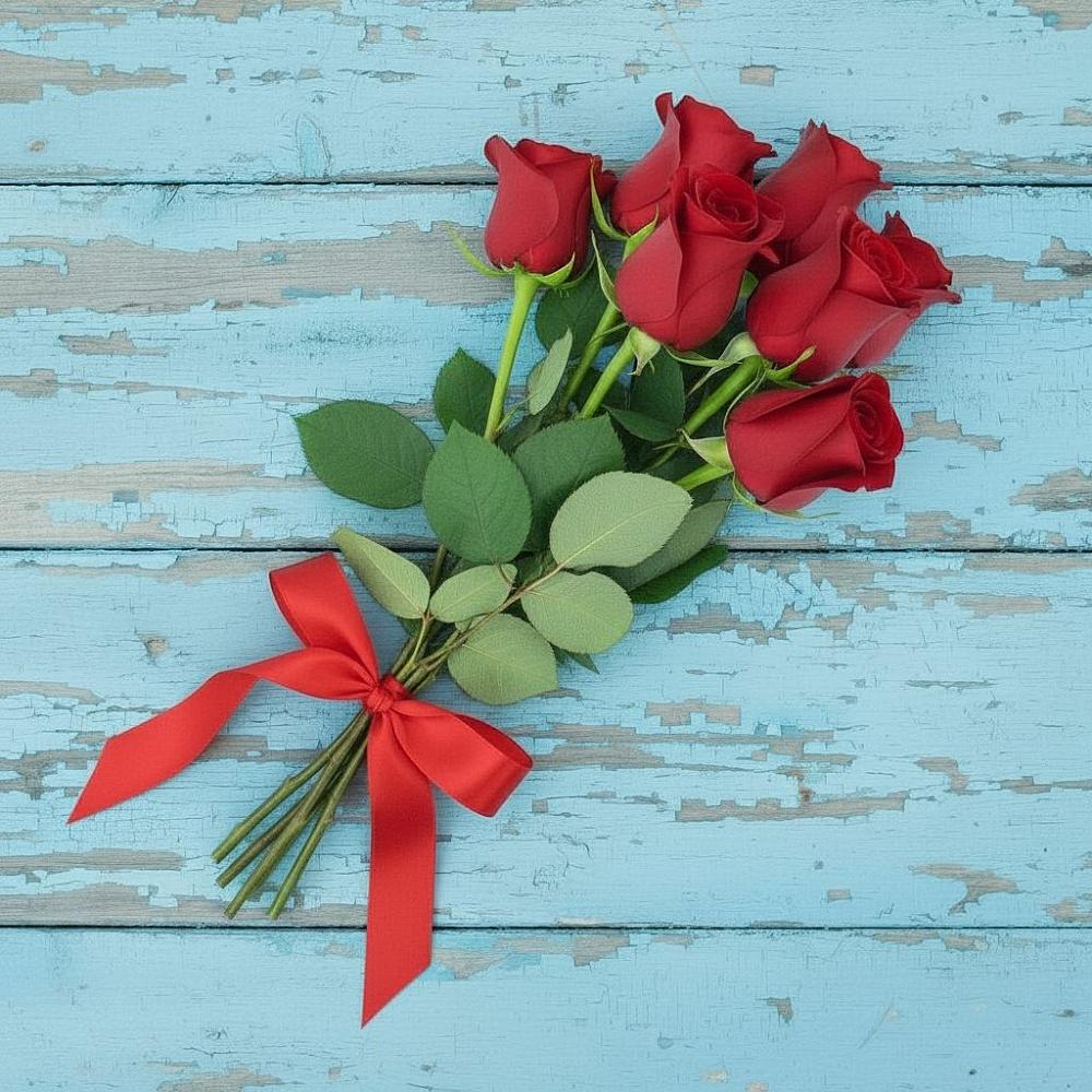 Букет Красные розы в Сусанино