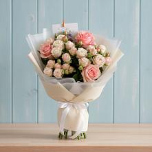 Букет цветов из:  Розы в Сусанино