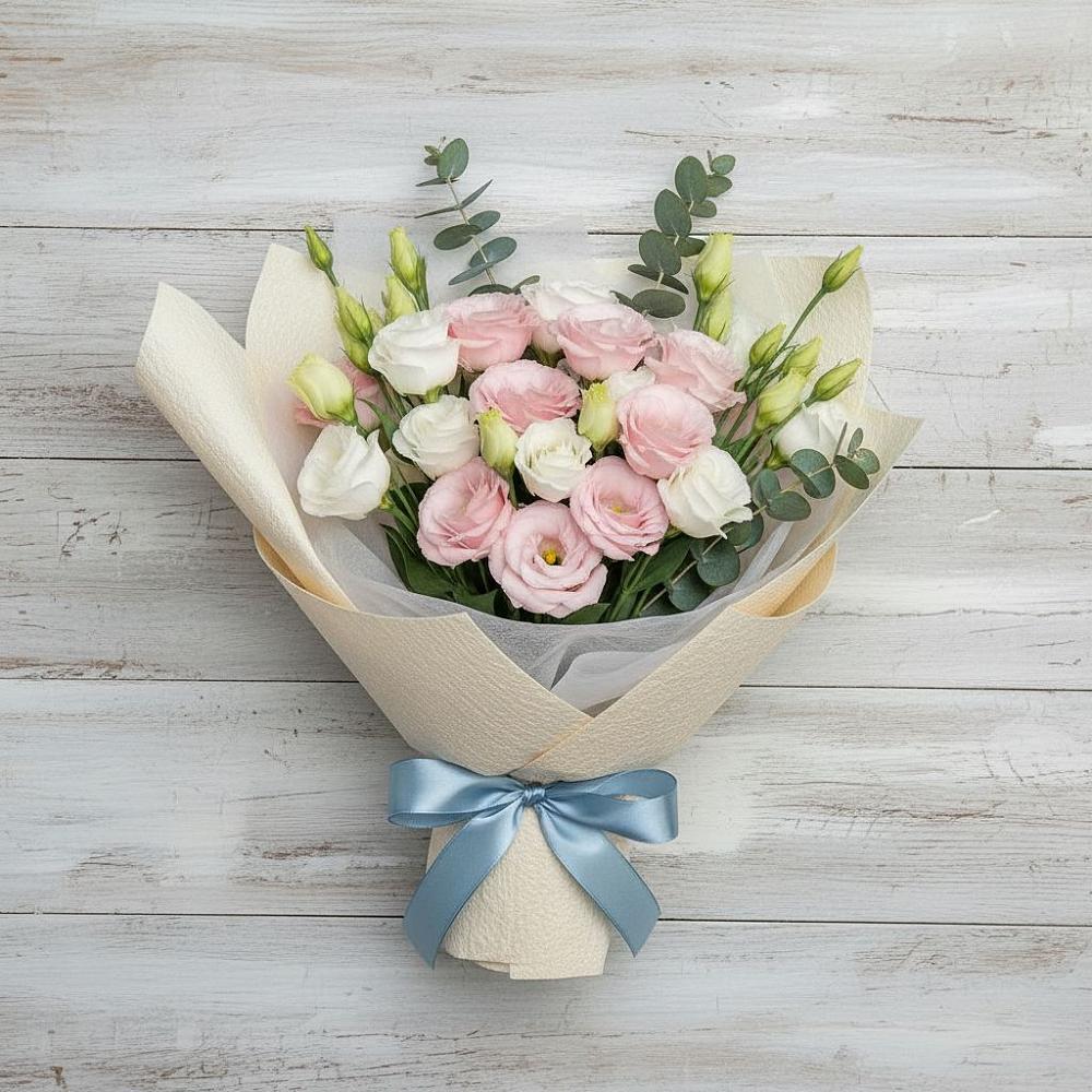 Букет цветов из: Лизиантусы в Сусанино